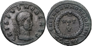 Řím císařství, Crispus 317-326, AE 3