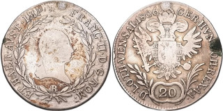 František II. 1792 - 1835, 20 Krejcar 1806 B