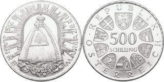 Rakousko, 500 Schlilling 1982