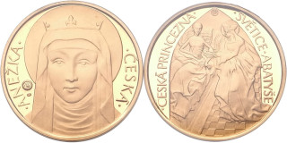 Česká republika - Dukát Anežka Česká 2017