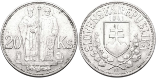 Slovenská republika 1939 - 1945, 20 korun 1941