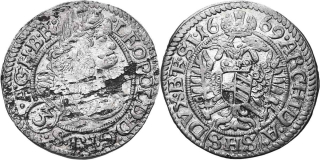 Leopold I. 1657 - 1705, 3 Krejcar 1669 SHS