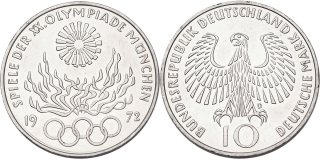 Německo, 10 Marek 1972 D, Olympiáda Mnichov