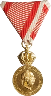 František Josef I. 1848-1916, vojenská záslužná medaile SIGNUM LAUDIS