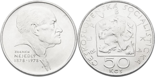 Československo 1953 - 1993, 50 Kčs 1978 - Zdeněk Nejedlý