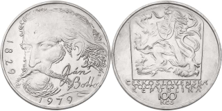 Československo 1953 - 1993, 100 Kčs 1979 - Ján Botto