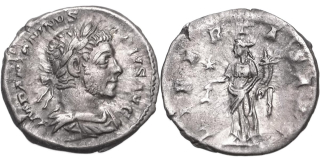 Řím císařství, Elagabalus 218 - 222, AR Denár