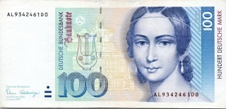Německo, 100 Marek 1989