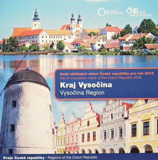 Česká republika, Sada oběžných mincí 2018, Kraj Vysočina