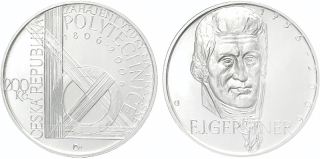 Česká republika, 200 Kč 2006, běžná kvalita, F. J. Gerstner