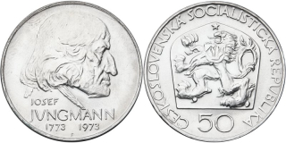 Československo 1953 - 1993, 50 Kčs 1973, Josef Jungman