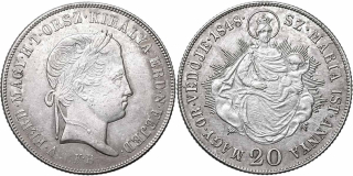 Ferdinand V. 1835 - 1848, 20 Krejcar 1848 B