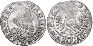Ferdinand II. 1619 - 1637, 3 Krejcar 1636