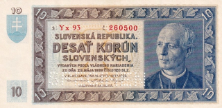 Slovenská republika 1939 - 1945, 10 Korun 1939, SPECIMEN