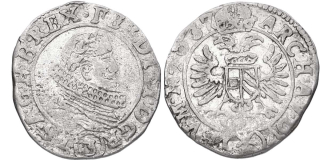 Ferdinand II. 1619 - 1637, 3 Krejcar 1637