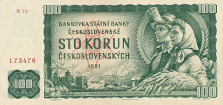 Československo 1958 - 1964 100 Koruna 1961