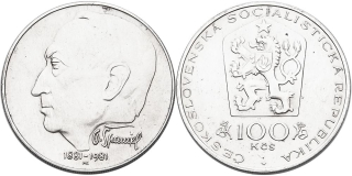 Československo 1953 - 1993, 100 Kčs 1981, Otakar Španiel
