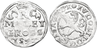 Rudolf II. 1576 - 1612, Malý Groš 1592