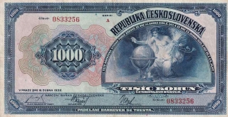 Československo 1919 - 1939, 1000 Korun 1932