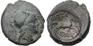 Řecko - Makedonská města, Thessalonika 158 - 149př.n.l., AE 19mm