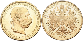 František Josef I. 1848 - 1918, 20 Koruna 1897