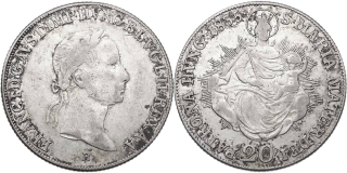 František II. 1792 - 1835, 20 Krejcar 1835 B