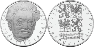 Česká republika, 200 Kč 2004 b.k., 150. výročí narození Leoše Janáčka