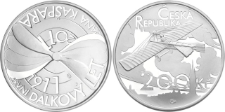Česká republika, 200 Kč 2011 proof, Jan Kašpar