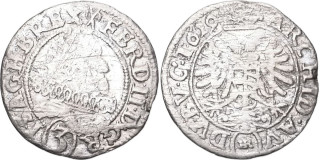 Ferdinand II. 1619 - 1637, 3 Krejcar 1629