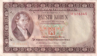 Československo 1945 - 1953, 500 Koruna 1946 